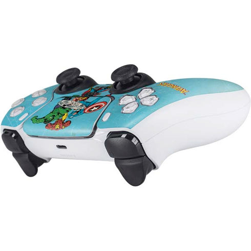 Marvel Classic Comics The Avengers PS5 Controller Skin